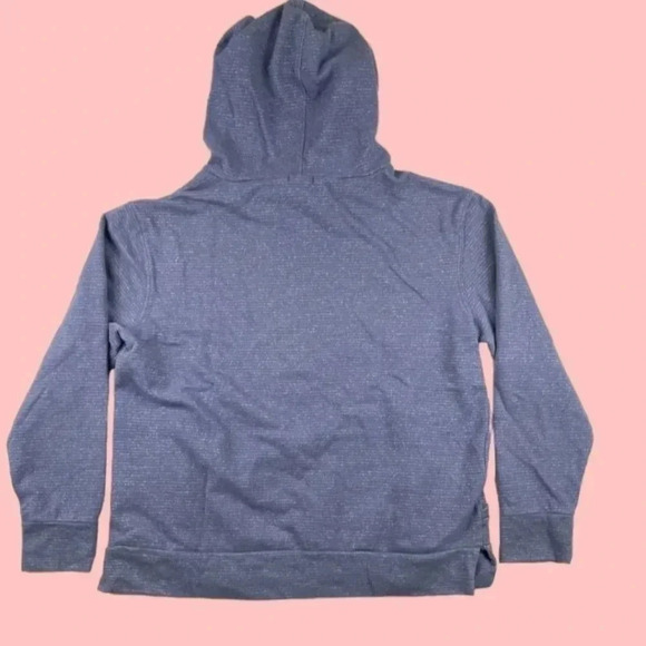 Champion pullover hoodie front high neck blue color size Small - Picture 2 of 10